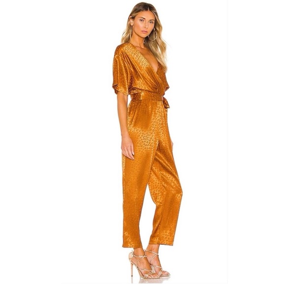 ✨HP✨NWT Joie Tau Copper Jumpsuit. Size S. - Picture 2 of 10